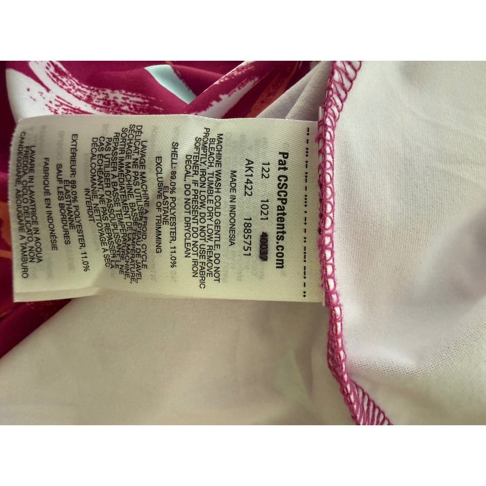 Columbia Dress Womens XXL Magenta Pink Floral Bird Print Excellent - Picture 7 of 7